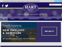 Tablet Screenshot of hartsupply.com